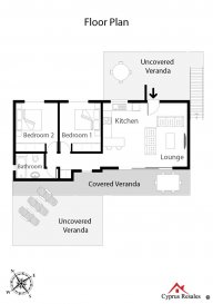 Unique Sirena Pafia 2 Bedroom Penthouse Apartment 