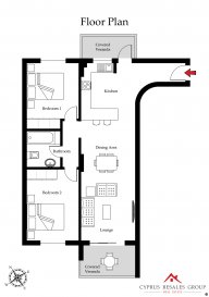 Two Bedroom apartment in Aristo Universe 3 