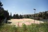 Enjoy some tennis on the full sized tennis courts in the luxury Leptos Kamares Village, Tala Cyprus.